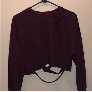 Cropped sweater